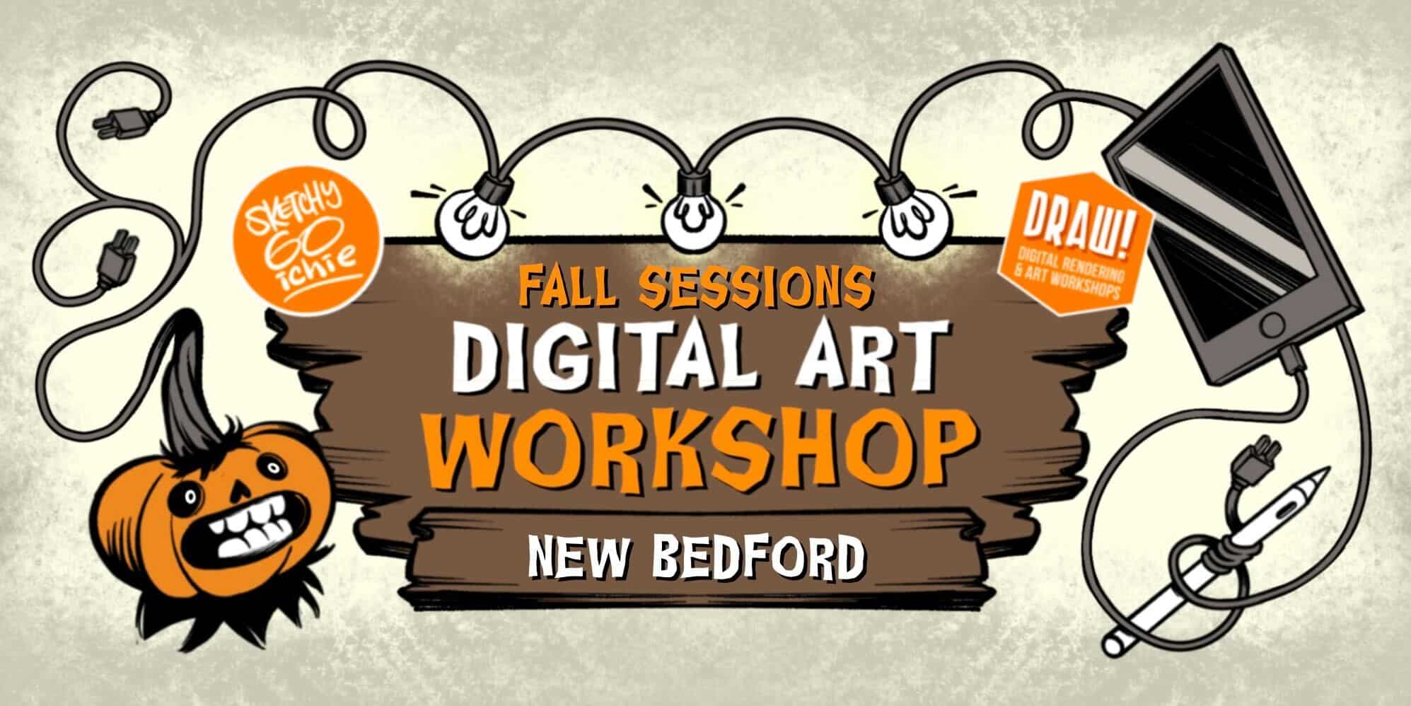 SketchyGOichie DRAW! Fall Workshops 2025: New Bedford