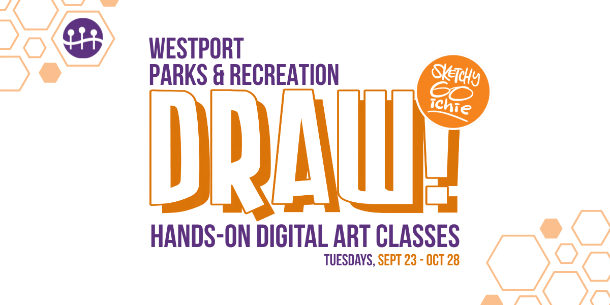 SketchyGOichie DRAW! x Westport Recreation (6 Week Workshop) : TURN SCREEN TIME INTO DREAM TIME!