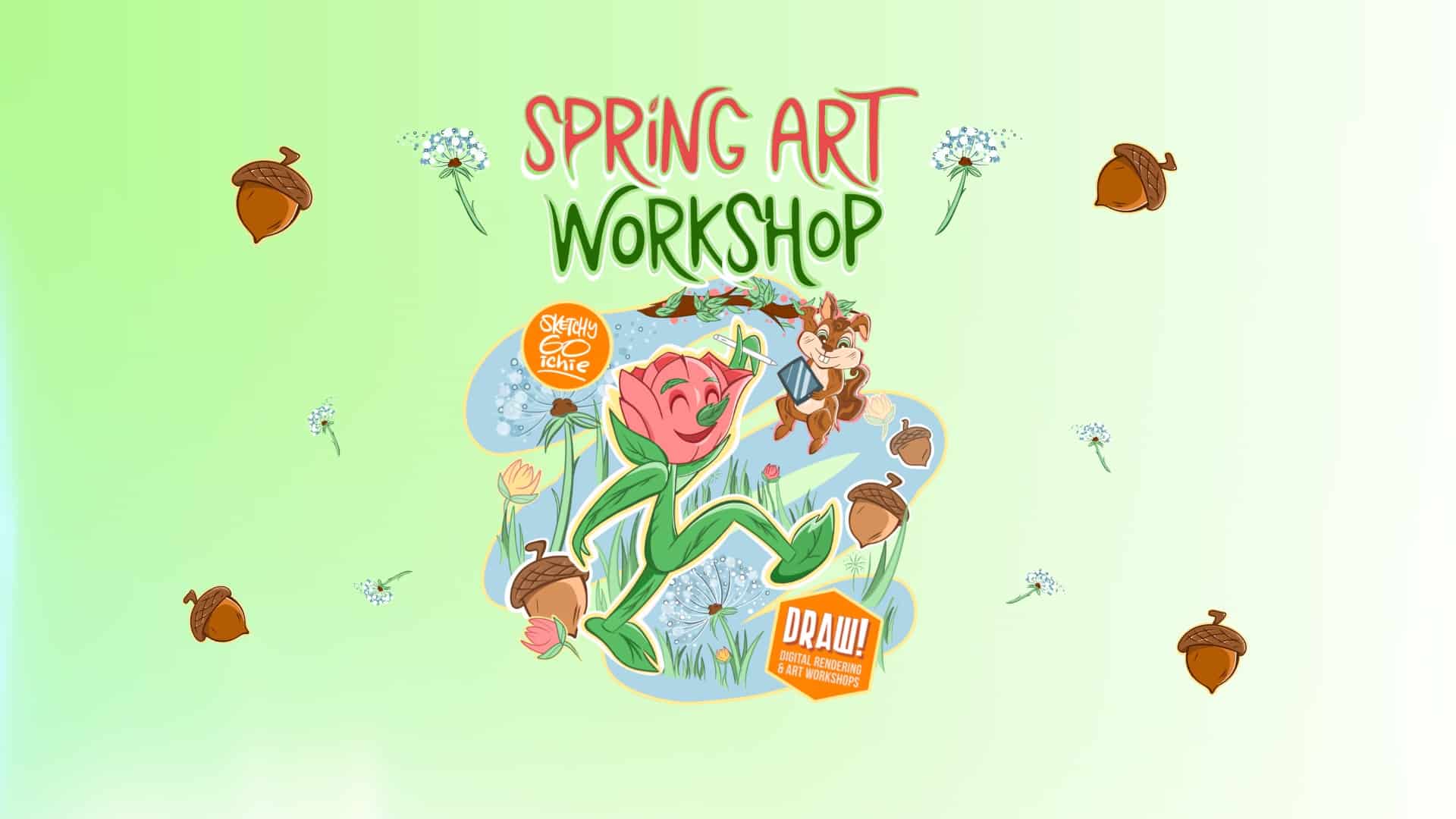 SketchyGOichie DRAW! Spring 2026 10 Week Workshop!